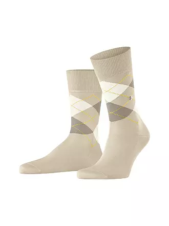 BURLINGTON |  Herren Socken MANCHESTER dark rock | creme