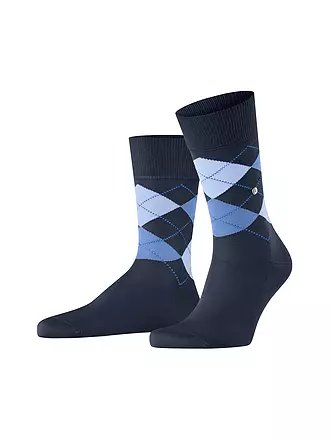 BURLINGTON |  Herren Socken MANCHESTER dark rock | dunkelblau