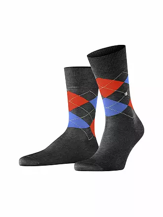 BURLINGTON |  Herren Socken MANCHESTER dark rock | grün