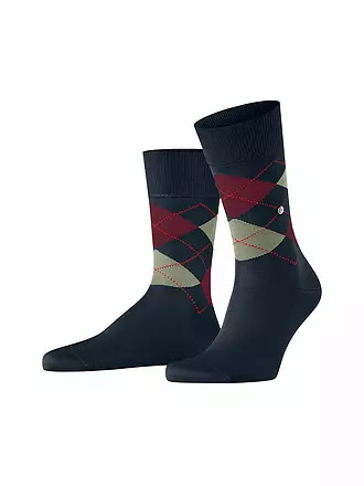 BURLINGTON |  Herren Socken MANCHESTER dark rock | dunkelblau