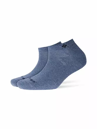 BURLINGTON | Damen Sneaker-Socken 2er Pkg. EVERYDAY 36-41 black | blau