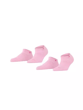 BURLINGTON | Damen Sneaker-Socken 2er Pkg. EVERYDAY 36-41 black | rosa