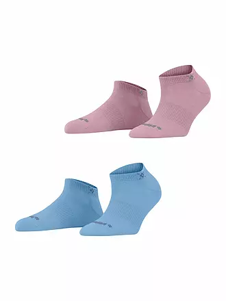 BURLINGTON | Damen Sneaker-Socken 2er Pkg. EVERYDAY 36-41 black | blau