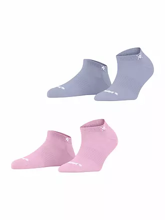 BURLINGTON | Damen Sneaker-Socken 2er Pkg. EVERYDAY 36-41 marine | rosa