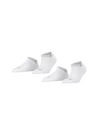 BURLINGTON | Damen Sneaker-Socken 2er Pkg. EVERYDAY 36-41 orchid smoke | weiss