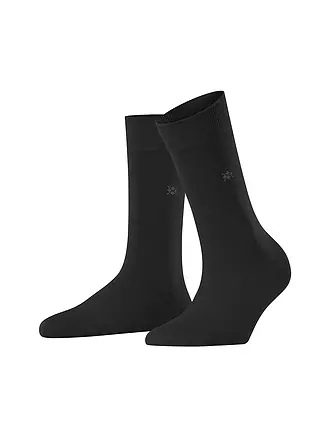 BURLINGTON | Damen Socken BLOOMSBURY 36-41 black | hellgrau