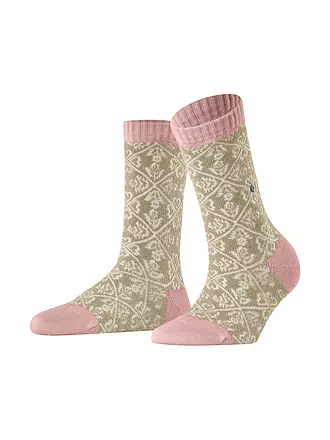 BURLINGTON | Damen Socken COTTAGE KNIT 36-41 country | rosa