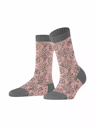 BURLINGTON | Damen Socken COTTAGE KNIT 36-41 country | rosa