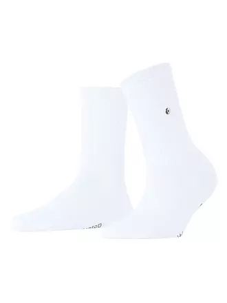 BURLINGTON | Damen Socken FLEET STREET 36-41 white | hellgrau