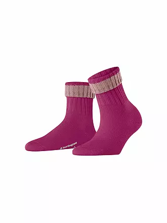 BURLINGTON | Damen Socken PLYMOUTH 36-41 black | rosa