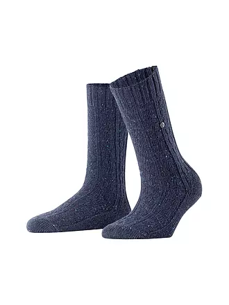 BURLINGTON | Damen Socken TWEED TALES 36-41carbon melange | blau