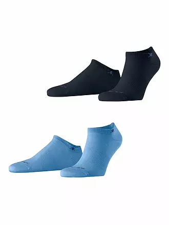 BURLINGTON | Herren Sneaker Socken EVERYDAY 2-er Pkg. 40-46 light jean | blau