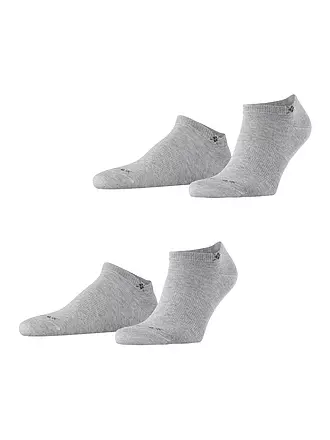 BURLINGTON | Herren Sneaker Socken EVERYDAY 2-er Pkg. 40-46 sesame | grau