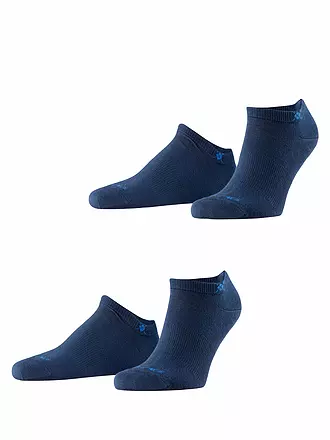 BURLINGTON | Herren Sneaker Socken EVERYDAY 2-er Pkg. 40-46 sesame | blau