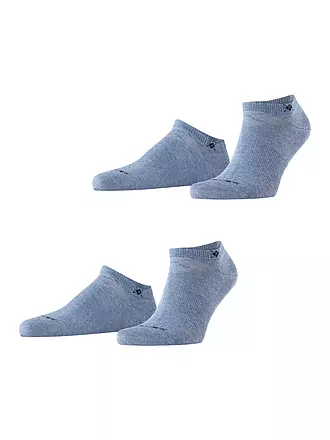 BURLINGTON | Herren Sneaker Socken EVERYDAY 2-er Pkg. 40-46 sesame | blau