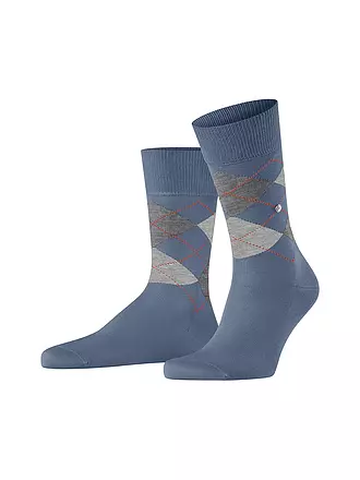 BURLINGTON | Herren Socken 40-46 MANCHESTER bee | blau