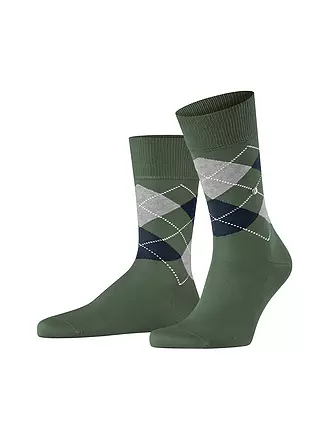 BURLINGTON | Herren Socken 40-46 MANCHESTER bee | olive