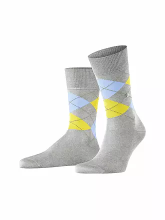 BURLINGTON | Herren Socken 40-46 MANCHESTER bee | hellgrau