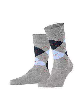 BURLINGTON | Herren Socken 40-46 MANCHESTER off-white | hellgrau