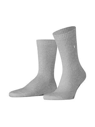 BURLINGTON | Herren Socken BOND STREET 40-46 black | hellgrau