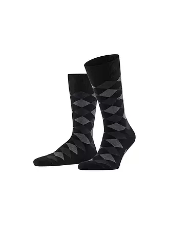 BURLINGTON | Herren Socken DANNY 40-46 light greymel. | schwarz