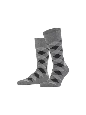 BURLINGTON | Herren Socken DANNY 40-46 light greymel. | hellblau