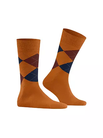 BURLINGTON | Herren Socken EDINBURGH 40-46 black | orange