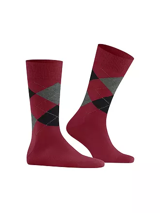 BURLINGTON | Herren Socken EDINBURGH 40-46 claret | rot