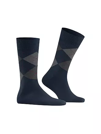 BURLINGTON | Herren Socken EDINBURGH 40-46 dark blue mel | dunkelblau