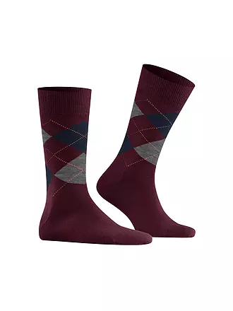 BURLINGTON | Herren Socken EDINBURGH 40-46 marine | dunkelrot