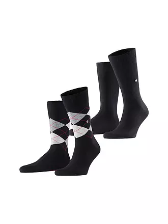 BURLINGTON | Herren Socken EVERYDAY 2-er Pkg. 40-46 marina | schwarz