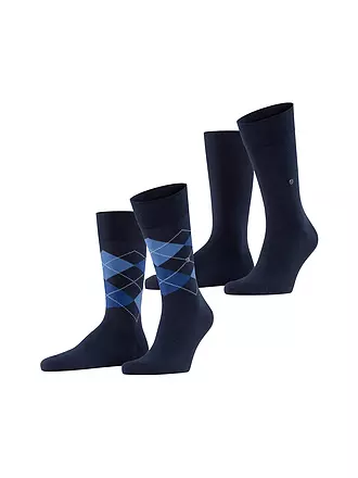 BURLINGTON | Herren Socken EVERYDAY 2-er Pkg. 40-46 marina | blau