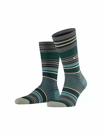 BURLINGTON | Herren Socken STRIPE 40-46 henna | schwarz