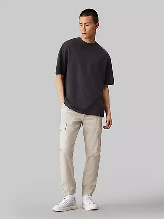 CALVIN KLEIN JEANS | Cargohose Skinny Fit | schwarz