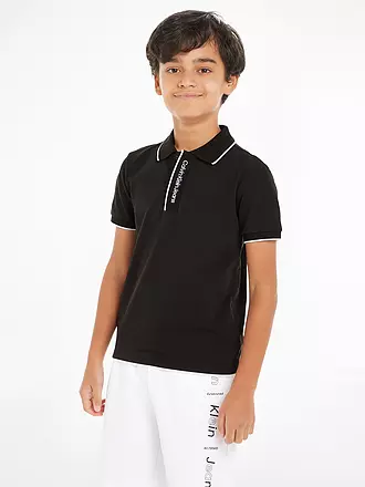 CALVIN KLEIN JEANS | Jungen Poloshirt | schwarz