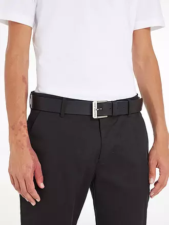 CALVIN KLEIN JEANS | Ledergürtel | schwarz