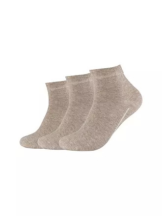 CAMANO |  Sneakersocken 3er Pkg sand melange  | 