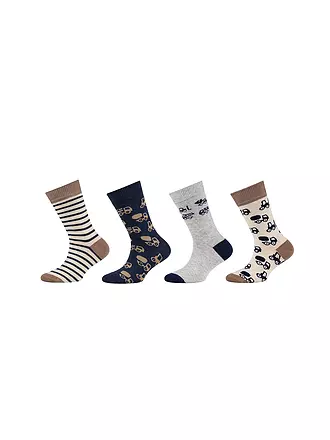 CAMANO | Jungen Socken 4er Pkg. infinity | beige