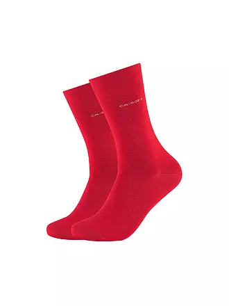 CAMANO | Socken 2er Pkg Olive | rot