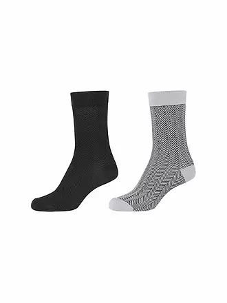 CAMANO | Socken 2er Pkg. black | beige