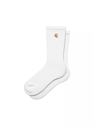 CARHARTT WIP | Socken CHASE dusty pink / gold | weiss