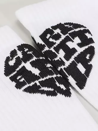 CARHARTT WIP | Socken HEARTBREAKER white/black | hellblau