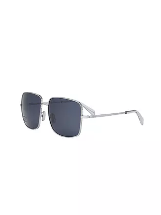 CELINE | Rhinestone Triomphe goldene eckige Sonnenbrille | silber