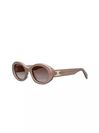 CELINE | Triomphe braune ovale Sonnenbrille | braun