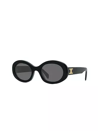 CELINE | Triomphe schwarze runde Sonnenbrille | schwarz