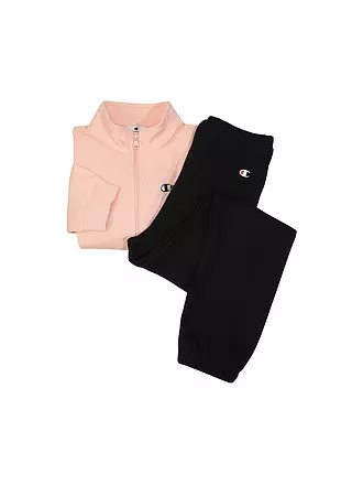 CHAMPION | Mädchen Jogger Set 2tlg Sweatjacke/Jogginghose | schwarz