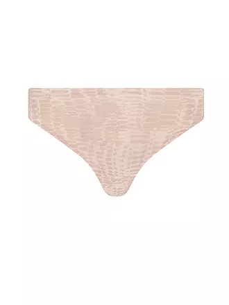 CHANTELLE | String SOFTSTRETCH python print | beige