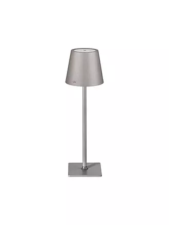 CILIO | LED - Tischlampe 35cm SOLE Weiss | grau