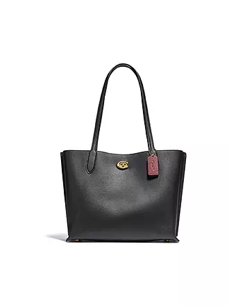 COACH | Ledertasche - Tote Bag WILLOW | schwarz