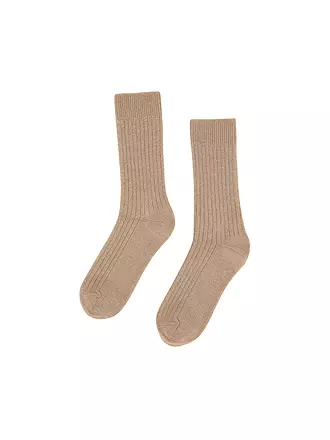 COLORFUL STANDARD | Socken MERINO WOOL 41-46 bubble gum pink | beige